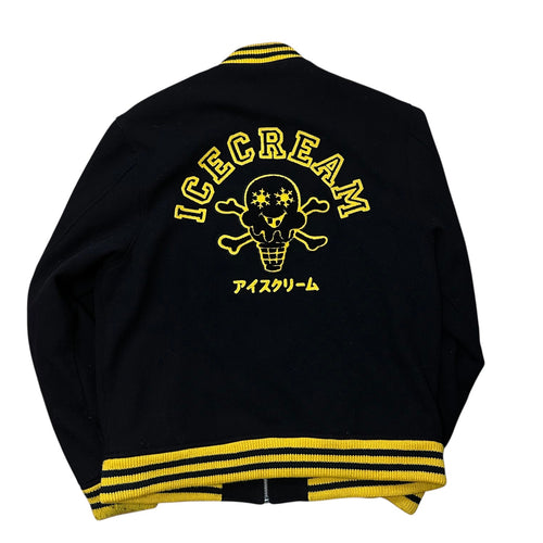 XXL Ice Cream Black Corduroy Cones Varsity Jacket