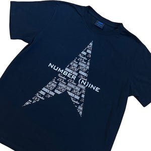 M Number Nine Marlboro Tee Black