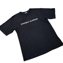 Load image into Gallery viewer, M Hysteric Glamour Tee Small Chest Logo BLACK WHITE