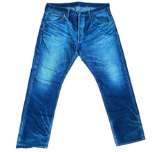 Load image into Gallery viewer, 38" Waist XXL Bape Buckle Back Carpenter Distressed Jeans
