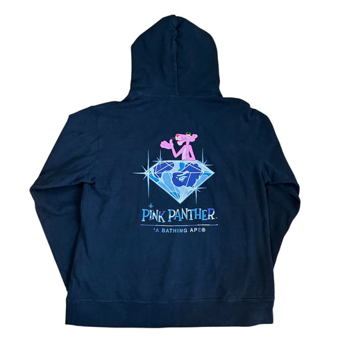 2XL Bape  X Pink Panther Blue Camo Hoody Black