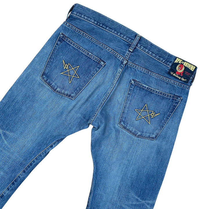 32" M Bape Selvedge Sta Embroidered Jeans