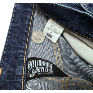 M 32" x 32" Billionaire Boys Club Money Patch Raw Denim