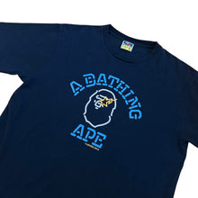 Load image into Gallery viewer, XL Bape Neon Line College Logo Tee