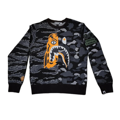 M Bape x UNDFT Sweater Tiger Shark Camo GREY