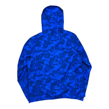 Load image into Gallery viewer, L Bape Blue Flame Nylon Zip Up Jacket (2010)