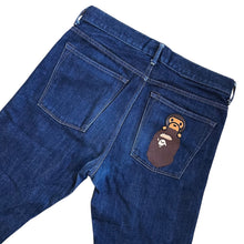Load image into Gallery viewer, 32&quot; Waist M Bape 2008 Baby Milo Slim Taper Jeans
