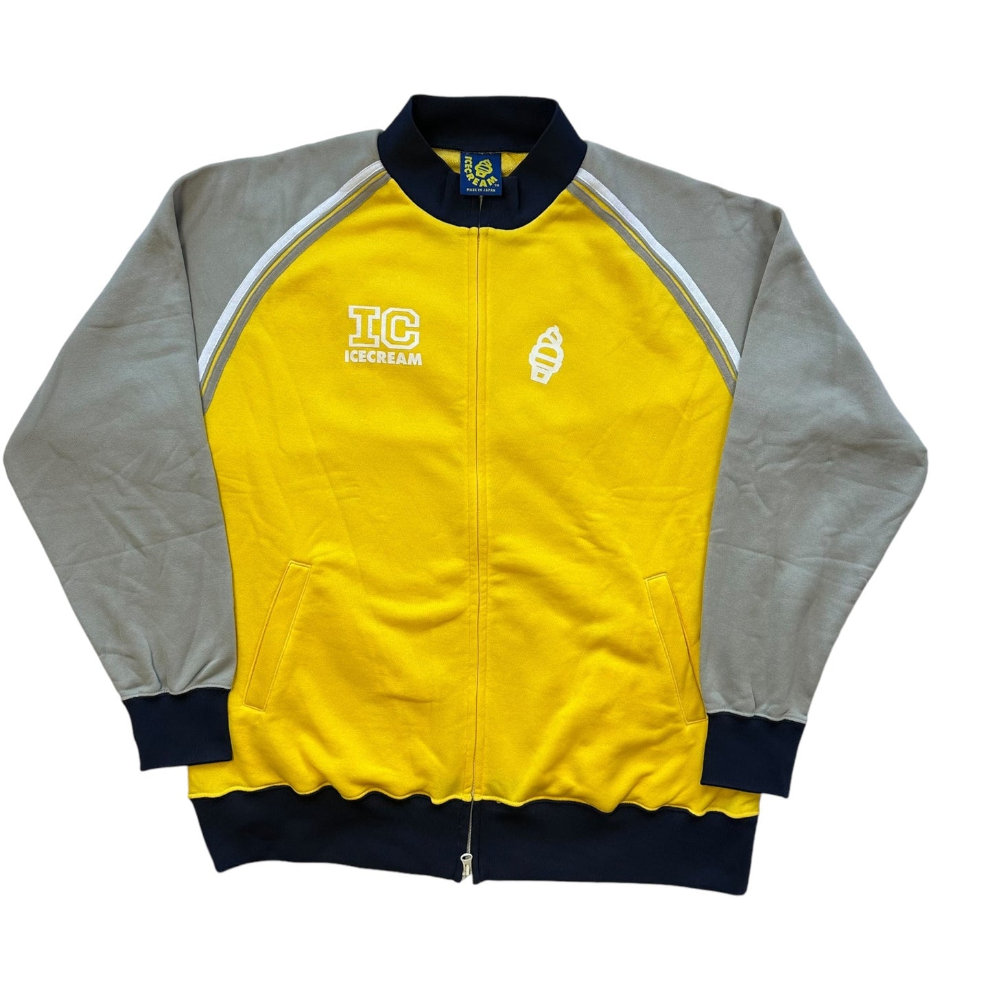 XXL B.B.C. Ice Cream Track Jacket YELLOW GREY