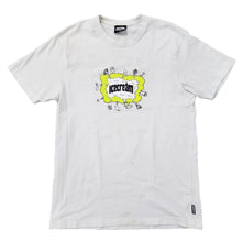 Load image into Gallery viewer, L Ice Cream Tee Cartoon Explosion WHITE NEON