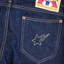 Load image into Gallery viewer, XS Bape Jeans WMNS College Logo Bape Sta Pockets Denim Archive