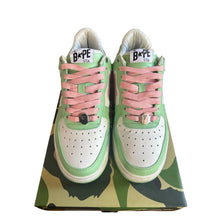 Load image into Gallery viewer, 8.5 Bape Pastel Pack Green Leather Bape Sta