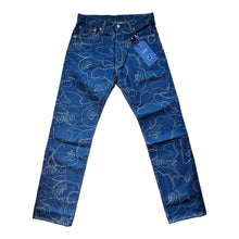 Load image into Gallery viewer, Brand New 33" X 32" Bape Levis Camo Print Denim Jeans