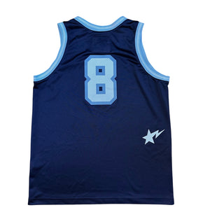 L Bape Sta 8 Mesh Basketball Jersey