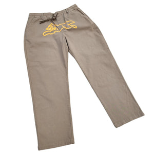 L BBC Ice Cream Pants Running Dog KHAKI YELLOW