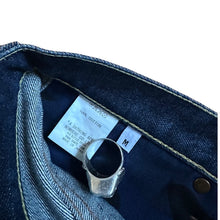 Load image into Gallery viewer, 32" x 32" M OG Bape Champion Embroidered Dark Wash Jeans