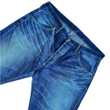 Load image into Gallery viewer, 32" x 32" M Bape Champion Embroidered Light Wash Jeans