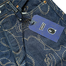 Load image into Gallery viewer, Brand New 33" X 32" Bape Levis Camo Print Denim Jeans