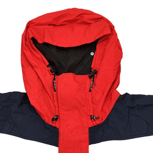 L Bape Jacket Hoodie Parka RED Navy WHITE