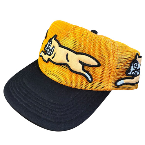 Ice Cream Running Dog Patch Yellow Trucket Hat