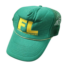 Load image into Gallery viewer, Futura Labs Trucker Hat GREEN YELLOW