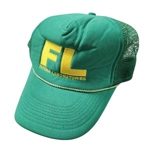 Futura Labs Trucker Hat GREEN YELLOW