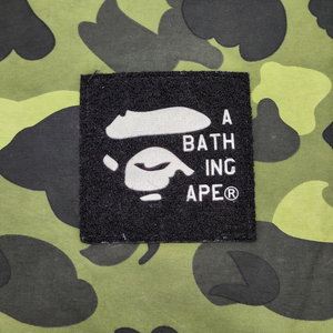 Bape Green Camo Nylon Duffle Bag Medium Pack 12” x 24”