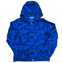 Load image into Gallery viewer, L Bape Blue Flame Nylon Zip Up Jacket (2010)