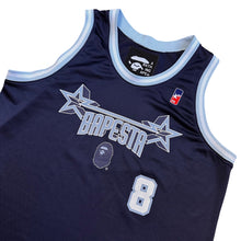 Load image into Gallery viewer, L Bape Sta 8 Mesh Basketball Jersey