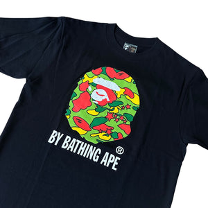 M Bape 2001 Psyche Camo Ape Head Tee
