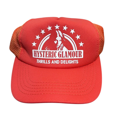 Hysteric Glamour Trucker Hat Orange Thrills