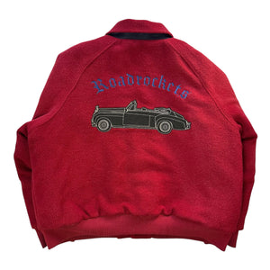 XXL Billionaire Boys Club Road Rocket Wool Cropped Varsity Jacket