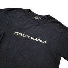 Load image into Gallery viewer, M Hysteric Glamour Tee Small Chest Logo BLACK WHITE