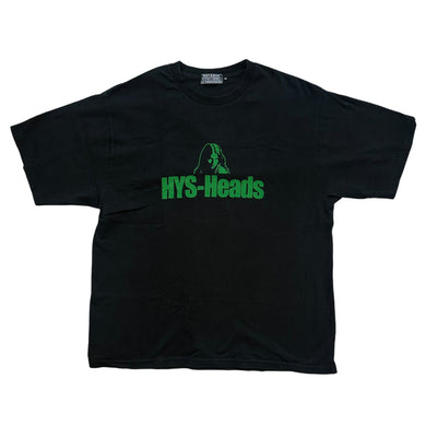 XL Hysteric Glamour Tee HYS-Heads BLACK GREEN