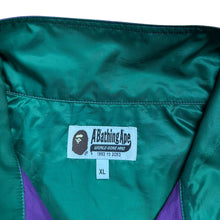Load image into Gallery viewer, XL Bape Purple Multi Motif Loose Fit Light Jacket