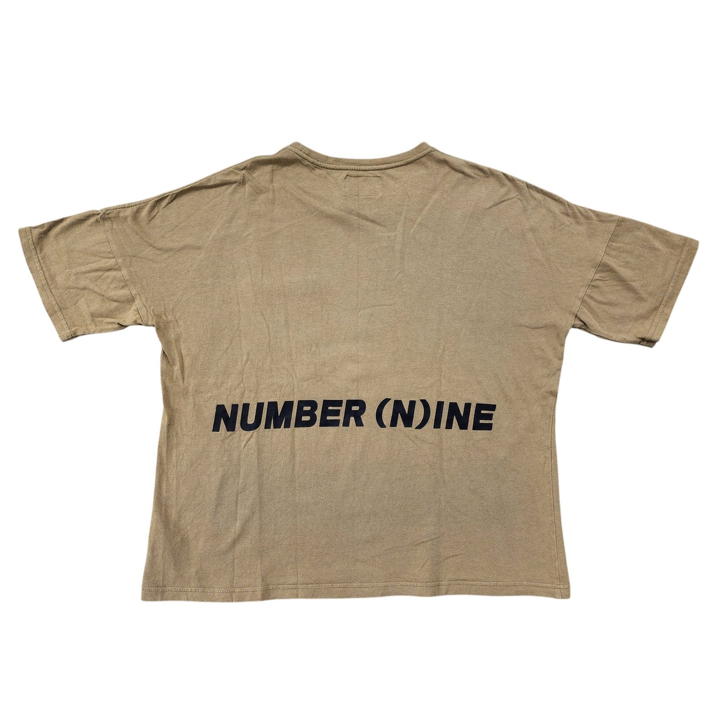 L Number (N)ine Pocket Tee Back Logo GOLD BLACK