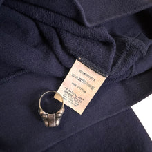 Load image into Gallery viewer, L Bape Navy College Logo Crewneck Sweater