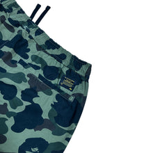 Load image into Gallery viewer, XL 36 Waist Bape Green Camo Nylon Shorts