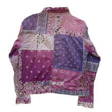 Load image into Gallery viewer, 5 Kapital Tee Gauze Bandana Patchwork Shirt Jacket PURPLE