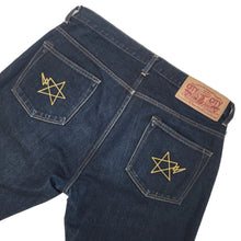 Load image into Gallery viewer, M Bape Jeans Sta Stitched Pockets Raw Denim