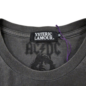 M Hysteric Glamour Tee WMNS ACDC You Got Dollars In Your Eyes GREY