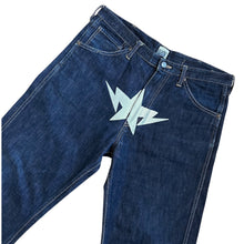 Load image into Gallery viewer, 34&quot; Waist L Bape Sta Print Dark Wash Jeans