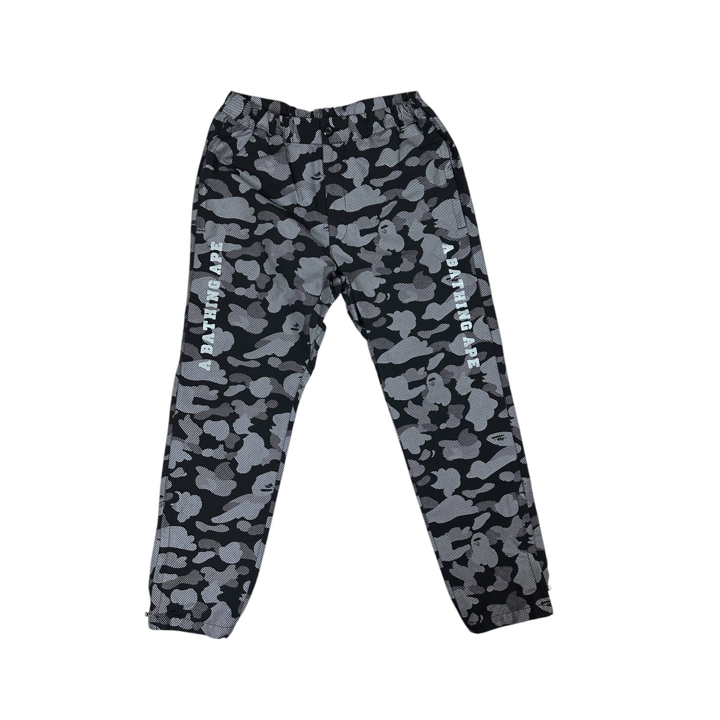 M Bape Black Camo Snow Pants