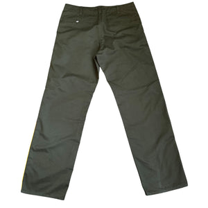 36" Waist XL Bape 90s Orange Lined Green Chino Pants