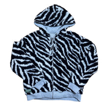 Load image into Gallery viewer, M Denim Tears Reversible Zebra Fleece Hoody