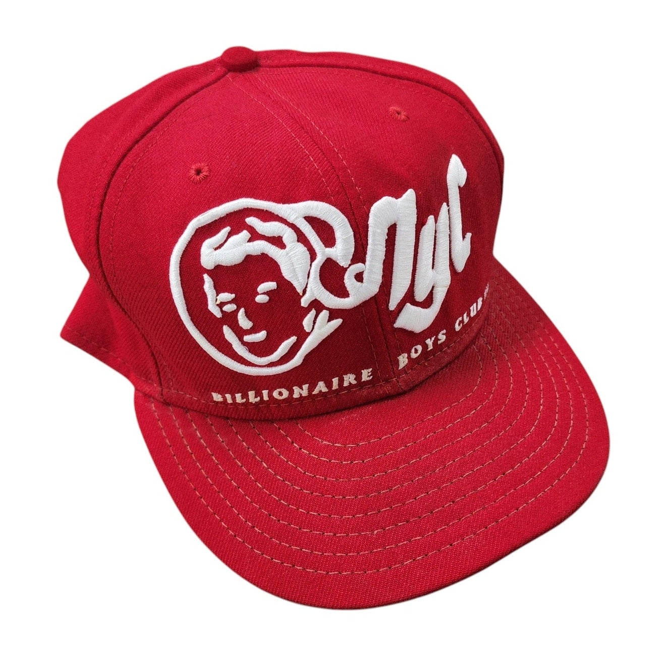 Billionaire Boys Club Hat Fitted NYC RED 7-7/8ths