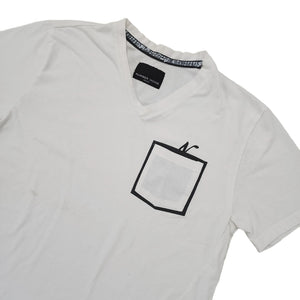 L Number (N)ine Pocket Tee Musical (N) WHITE BLACK