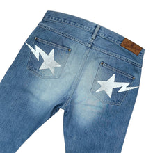 Load image into Gallery viewer, 34" Waist x 30"  L Bape Sta Print Loose Jeans