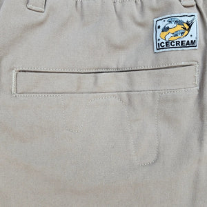 L BBC Ice Cream Pants Running Dog KHAKI YELLOW