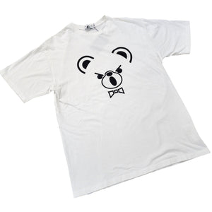 M Hysteric Glamour Tee HYS Bear WHITE BLACK