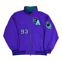 Load image into Gallery viewer, XL Bape Purple Multi Motif Loose Fit Light Jacket